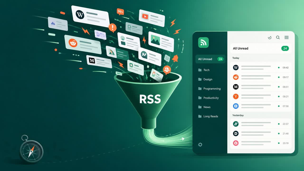RSS 阅读器入门：重新掌控你的信息流